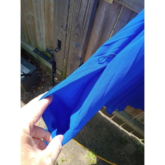 Torrid Sylvia Mollie Skater Mini Dress Chiffon Pleated Royal Blue 5X #15952641 - Picture 9 of 9